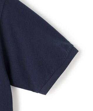 J.PRESS MEN コットンカノコ キーネックポケット Tシャツ ネイビー系