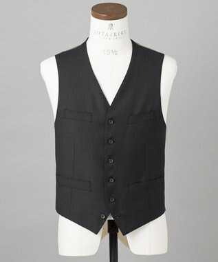 GOTAIRIKU シワになりにくい【御幸毛織/みゆきけおり】Superior160s  3ピーススーツ（グレー） グレー系