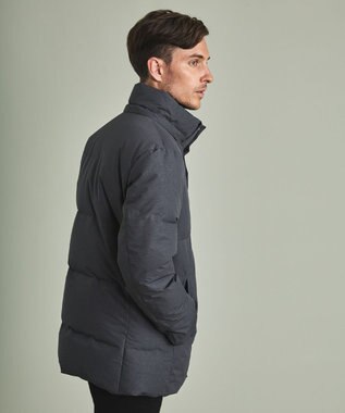 GOTAIRIKU 【仕事で着用可】MINOTECH メランジラミネート ダウンコート(23年モデル) グレー系