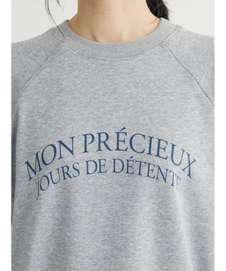 Green Parks BEST PRICE ２ｗａｙ ミニ裏毛ロゴトレＴＥＥ Gray Mixture