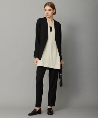 ICB L 【WEB限定カラーあり・洗える】 ライトダブルクロス べスト トープ系