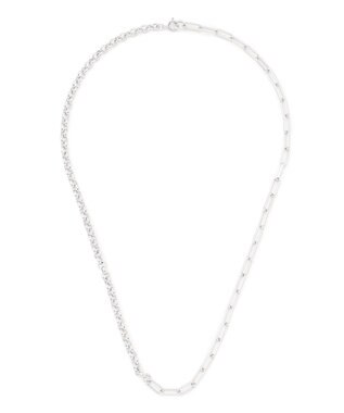 23区 【WEB&一部店舗限定】アシンメトリーチェーンコイン ネックレス シルバー系
