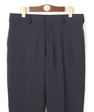 J.PRESS MEN 【KING SIZE】【洗える / 高通気性 / ストレッチ性 / 防シワ】プレーンウィーブ スラックス / ノータック グレー系