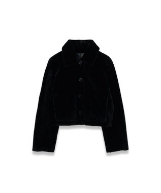 JOSEPH リバーシブル ソフトシアリングジャケット Black