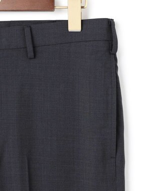 J.PRESS MEN 【KING SIZE】【洗える / 高通気性 / ストレッチ性 / 防シワ】プレーンウィーブ スラックス / ノータック グレー系