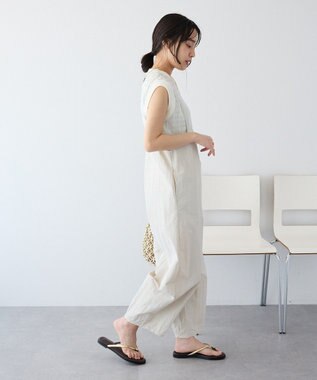 CRAFT STANDARD BOUTIQUE ナイロンサロペット Light Gray