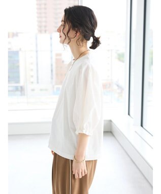 CRAFT STANDARD BOUTIQUE 袖ドロストプルオーバー Off White