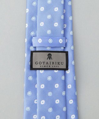 GOTAIRIKU GOTAIRIKU別注【日本製】シルク ネクタイ_小紋柄 サックスブルー系8