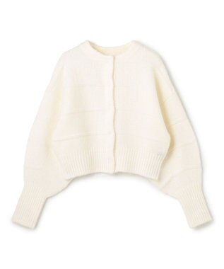 uncrave フィラメントモヘアニット 2WAYカーディガン オフ