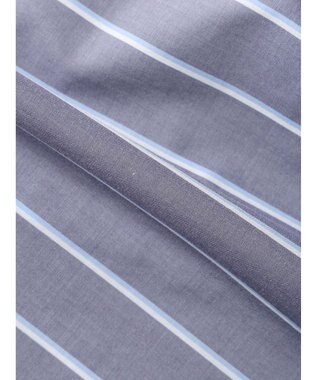 AMERICAN HOLIC イージーケア５分袖バックタックシャツ Stripe Navy