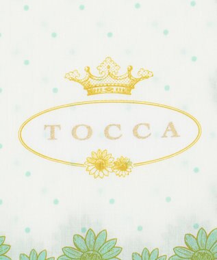 TOCCA 【HANDKERCHIEF COLLECTION】MARGARET ICON LOGO CHIEF ハンカチ アイボリー系