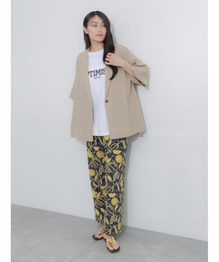 Te chichi シンプルロゴプリントBIGTシャツ《2026 SUMMER LOOK item》 オフホワイト