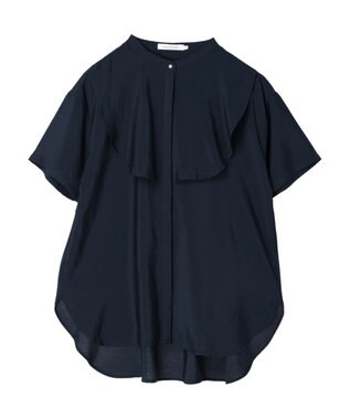 AMERICAN HOLIC フロントフリルブラウス Navy