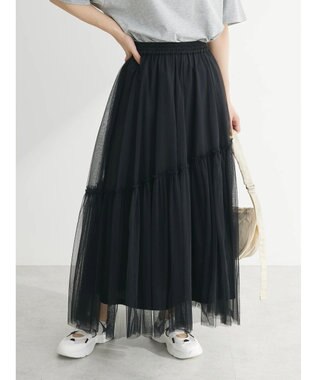 Green Parks ・ＥＬＥＮＣＡＲＥ　ＤＵＥ　２ｗａｙチュールキリカエスカート Black