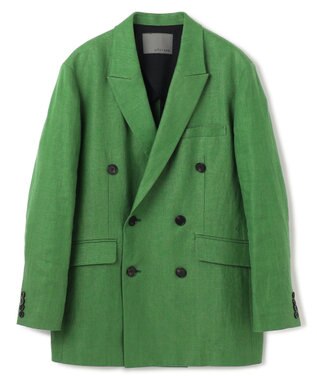 uncrave リネンオックスフォード ビッグジャケット グリーン