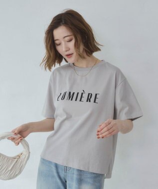 WEGO 【2026春夏新作】接触冷感プリントロゴT グレー