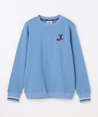 J.PRESS KIDS 【140-170cm】J. レジメンストライプ ロゴ トレーナー サックスブルー系