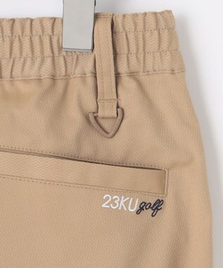 23区GOLF 【MEN】【撥水ストレッチ】スケトラドビーストレッチ ハーフパンツ ベージュ系