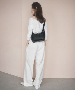 TOPKAPI 【TREASURE TOPKAPI】スムースレザー コンビ 2way ショルダー バッグ ブラック