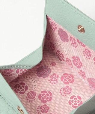 CLATHAS フリーズ BOX二つ折り財布 ライトブルー