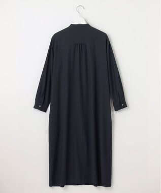 J.PRESS LADIES S 【洗える】50/2 T/Rウォッシャブルギャバ ワンピース ネイビー系