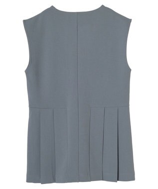Green Parks ・Ｐｅｔｉｔ　Ｆｌｅｕｒ　サイドプリーツベスト Blue