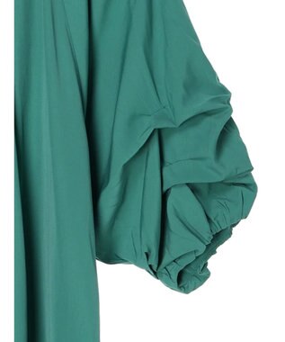 CRAFT STANDARD BOUTIQUE ピンタックホイップスリーブブラウス Green