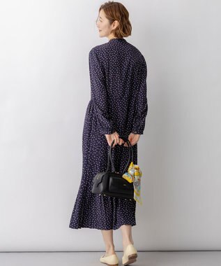 23区 【先行予約】ランダムドットプリント ワンピース ネイビー系