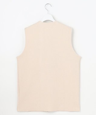 自由区 【カタログ掲載】ループボンディングニット ベスト ベージュ