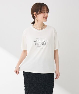 Green Parks ＢＰ　フェミニンロゴレギュラーＴシャツ Off White