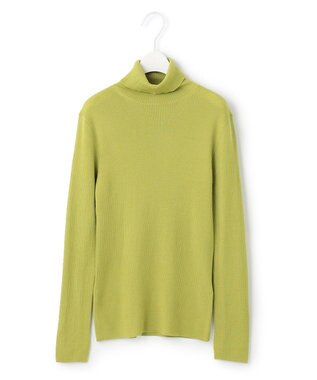 ICB 【洗える】エクストラファインメリノリブ タートルネックニット ペアー系