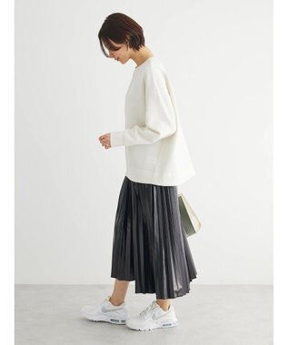 Green Parks ・ＥＬＥＮＣＡＲＥ　ＤＵＥ　メタリックプリーツスカート Black