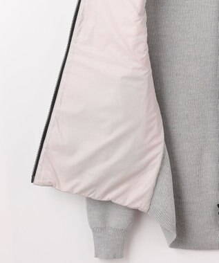 JOSEPH ABBOUD MOUNTAIN 【軽量/防風性】中綿キルトコンビ ニット ライトグレー系