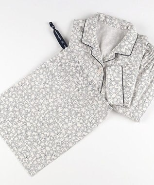 ワコール／睡眠科学 パジャマ 長袖 長ズボン 綿100%(本体) サテン 【睡眠科学×mintdesigns】 レディース YDX605 睡眠科学／ワコール アイボリー