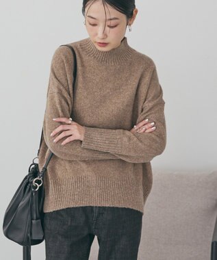 AMERICAN HOLIC モックネックコクーンニットプルオーバー