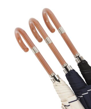 MOONBAT POLO RALPH LAUREN（ポロ ラルフローレン)ドット ポロポニー 雨傘 長傘 ジャンプ傘 オフホワイト