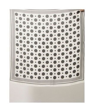 UNBILLION カシュネ cache nez / ドット柄スカーフ ホワイト