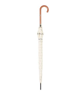 MOONBAT POLO RALPH LAUREN（ポロ ラルフローレン)ドット ポロポニー 雨傘 長傘 ジャンプ傘 オフホワイト