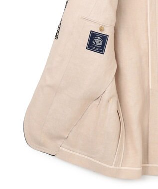 J.PRESS MEN 【J.PRESS ORIGINALS】Linen Basket 2B Club Jacket / Made in Japan アイボリー系