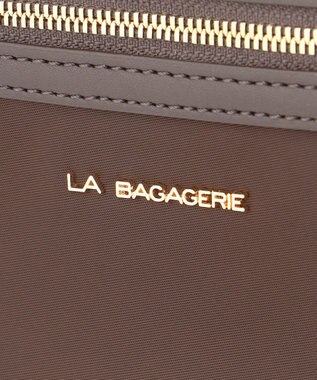 LA BAGAGERIE ループ2WAYショルダーバッグ　Mサイズ チョコ