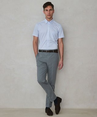 GOTAIRIKU 26年新作【ストレッチ/シワになりにくい/洗える】ハイパーストレッチ DRESS パンツ ライトグレー系