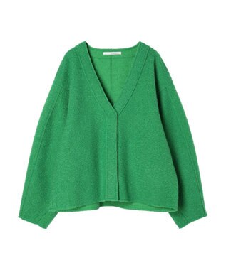 Green Parks ・ＥＬＥＮＣＡＲＥ　ＤＵＥ　ブークレＶネックカーデ Green
