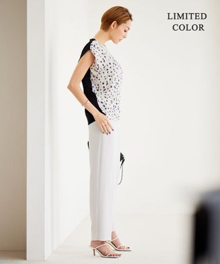 ICB 【WEB限定カラーあり・洗える】 プリントコンビ カットソー トープレオパード系［WEB限定］