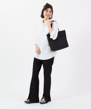 LeSportsac ML 2 WAY TOTE        /ラフィアゼブラ/ブラック ラフィアゼブラ/ブラック