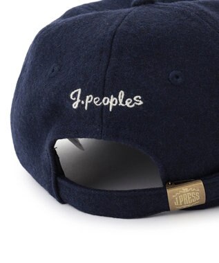 J.PRESS MEN 【NYUZELESS】メルトンベースボール キャップ ネイビー系