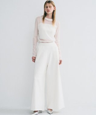 uncrave スウェットライクニット パンツ オフ