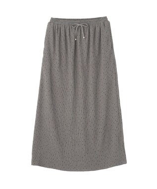 Green Parks 楊柳プリーツスカート Gray