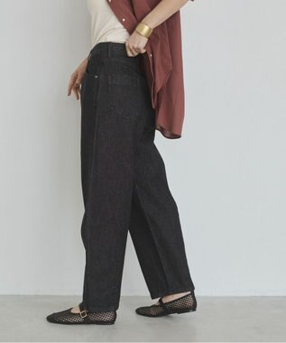 WEGO 【ANGIE VINTAGE/SMLサイズ展開】カーブデニムパンツ ブラック