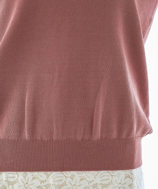 Tiaclasse 【洗える】キャンディースリーブニットトップス ピンク