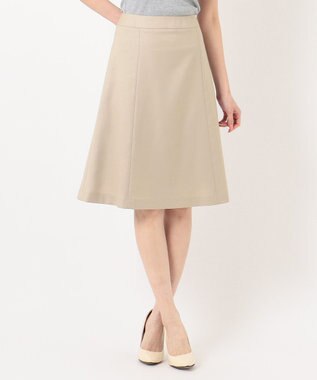 J.PRESS LADIES L 【洗える】OXIJEWELストレッチ スカート ベージュ系